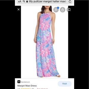 Lily Pulitzer Margot Maxi Dress worn once!